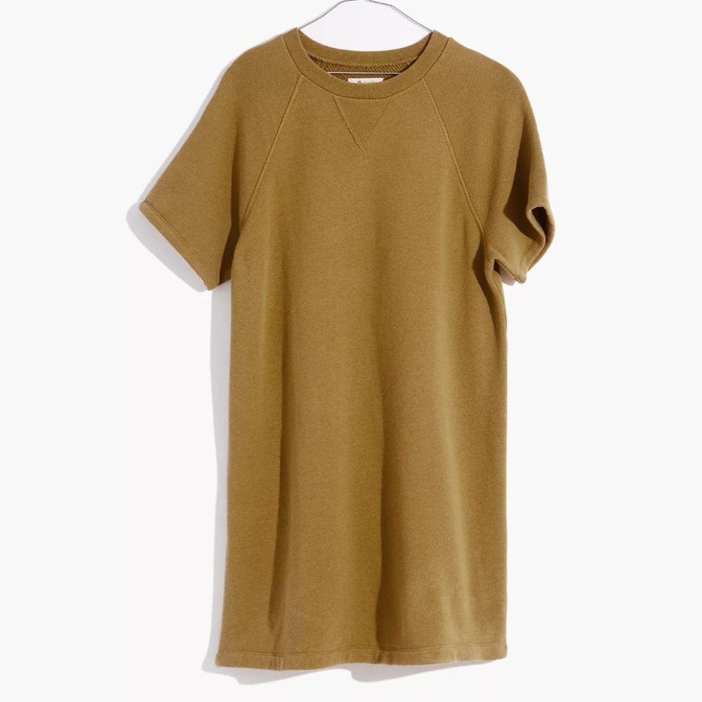 Madewell MWL Airyterry Sweatshirt Tee Dress (S)